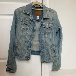 Abercrombie and Fitch blue denim Jean jacket sizeM